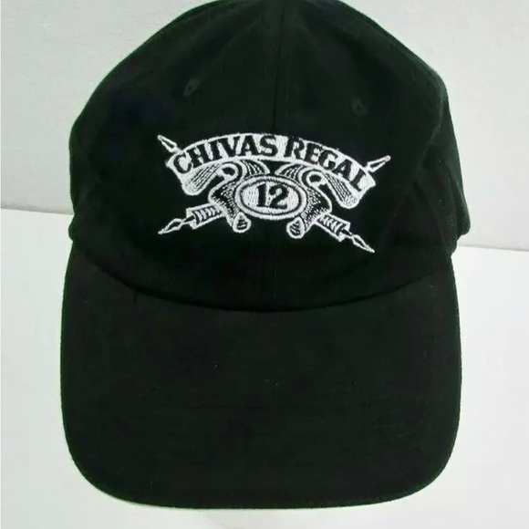 Chivas Regal 12 Adjustable Baseball Hat ..Black.. New - Picture 6 of 7